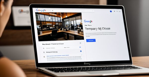 Comment signaler une fermeture temporaire sur google my business ?
