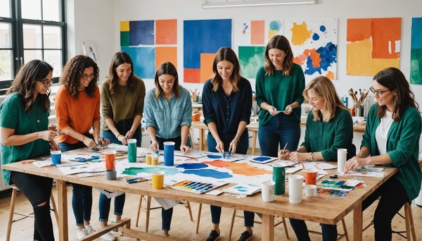 Team building artistiques : un guide pour stimuler la créativité et renforcer les équipes